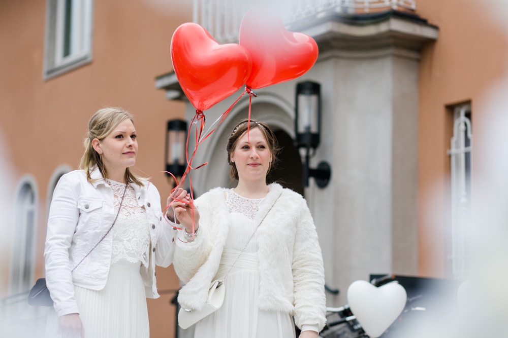 Hochzeit im Standesamt Wandsbek und Ohlendorffsche Villa in Volksdorf